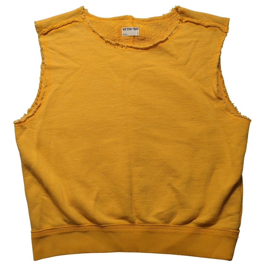 We The Free People So Easy Muscle Top California Poppy - Women‎ Large Sweatshirt